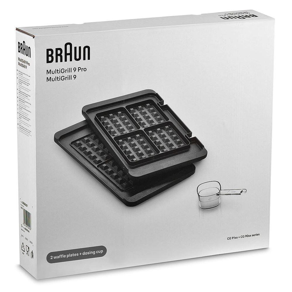 Набір пластин для вафель електрогриля Braun MultiGrill 9 Pro CG9160 (AS00006348)