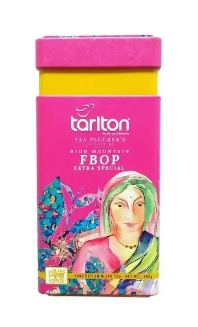Чай Tarlton чорний цейлонський листовий Високогірний Тарлтон High Mountain FBOP Tea ФБОП 250 г жб