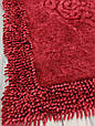 Червоний набір килимків, для туалетної кімнати, Туреччина, фото 3