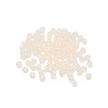 Намистини акрилові "Бите скло", 50/8 мм, колір шампань, фото 2