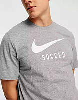 Nike soccer swoosh logo t-shirt dh3890-064 футболка майка оригинал