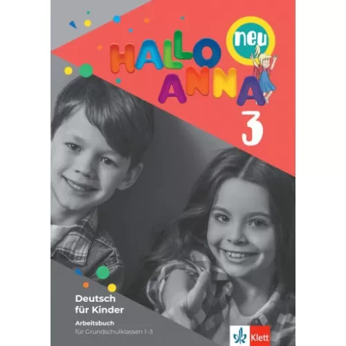 Hallo Anna 3 neu Deutsch für Kinder Arbeitsbuch mit Sticker und Bastelvorlagen