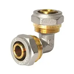 Кут 16*16 металопластиковий обтискний