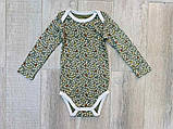 Якісне дитяче боді з довгими рукавами із органічної бавовни від tcm tchibo Чібо, Німеччина, 62-92 см, фото 3
