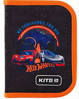 Пенал жесткий одинарный Hot Wheels 621 HW-2 Challenge too big 20,5x13x3,2 см Kite