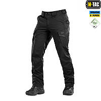 Мужские тактические черные штаны M-Tac брюки Aggressor Gen II Flex Black 30/32