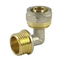 Кут 16*1/2 РН металопластиковий обтискний