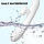 Вакуумно-хвильовий жіночий силіконовий вібратор 2 в 1 "Кактус", Білий, фото 7