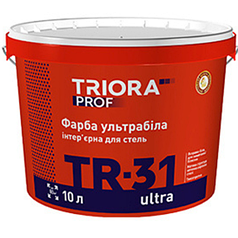 Фарба ультрабіла для стель "TRIORA" TR-31 3,0 л