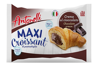 MAXI CROISSANTS Chocolate 80g 1/16