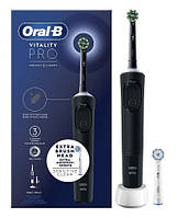 Електрична зубна щітка Oral-B D103 Vitality Pro Protect X Clean Black