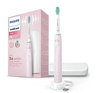 Электрическая зубная щетка Philips PRO Sonicare 3100 с футляром HX3673/11 Pink