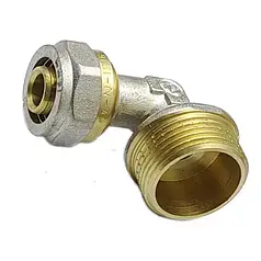 Кут 16*3/4 РН металопластиковий обтискний