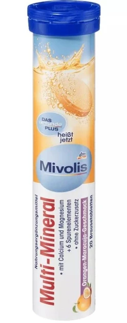 MIVOLIS Multi-Mineral Вітаміни Шипучі пігулки №20