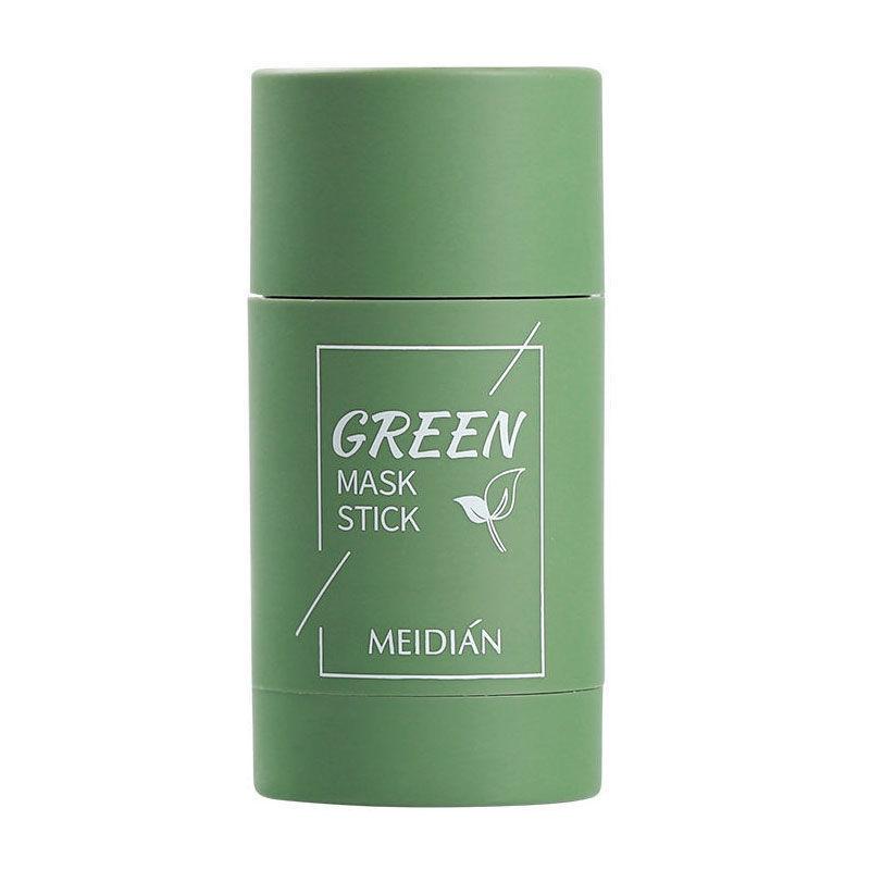 Маска-стик с органической глиной и зеленым чаем, глиняная маска для очищения кожи лица