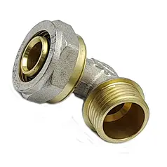 Кут 20*1/2 РН металопластиковий обтискний