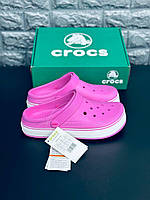 Шлепанцы Crocs женские Пляжные шлепки тапочки кроксы