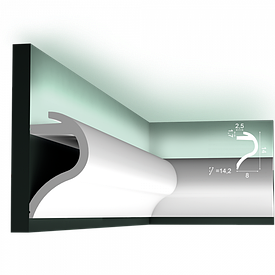 Плінтус під приховане освітлення Orac Decor C364 (2м)
