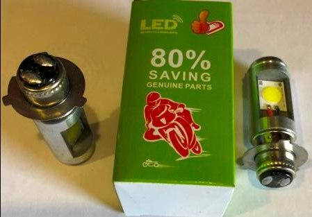 Led-лампа для скутера, світлодіодна лампа (3 вуса, 2 діоди ...