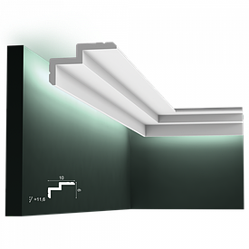 Плінтус під приховане освітлення Orac Decor C390 (2м)