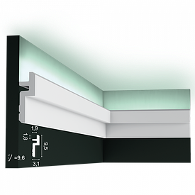 Плінтус під приховане освітлення Orac Decor C394 (2м)