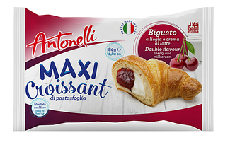 Antonelli MAXI CROISSANTS Cherry and milk cream 80g 1/16
