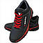 Кросівки чоловічі чорні з червоним, фото 2