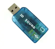USB звукова карта для ноутбука чи ПК