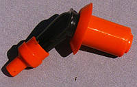 Надсвечник для скутера GY-6 4Т , Свечной колпачок скутер ( силиконовая оранжевая резинка )