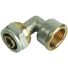 Кут 20*1/2 РВ металопластиковий обтискний