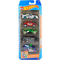 Набор из 5 машинок Хот Вилс Hot Wheels Design Lab 5-Pack