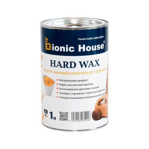 Карнаубський віск для дерева BIONIC HOUSE HARD WAX (БІОНІК ХАУС) 1л