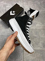 Женские кеды Converse Run Star Hike High Top White, белые кроссовки конверс ран стар хайк