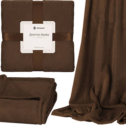 Плед-покривало Springos Luxurious Blanket 200 x 220 см HA7208, фото 2