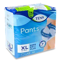 Трусы-подгузники для взрослых Tena Pants PLUS 4 Extra Large 12 шт. (120-160 см)