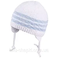 Демисезонная шапка для мальчика TuTu арт. 3-004628 (36-40, 40-44) 36-40, Голубой