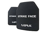 Комплект бронепластин захисту MIRA Strike Face Level 4 (IV) Чорний (комплект 2 шт.), фото 3
