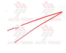 Трубка термоусмоктована 6 мм червона 1 м