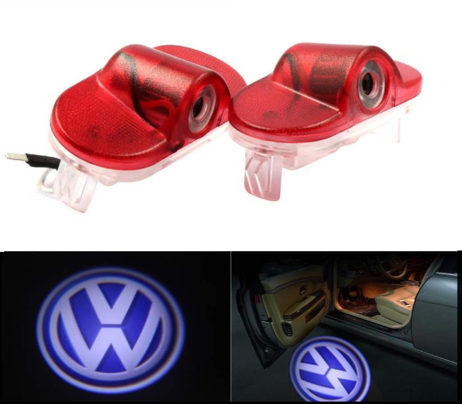 Підсвітка дверей з логотипом авто Volkswagen VW Golf 4 / Bora / Caddy / Touran Підсвічування у двері Гольф 4