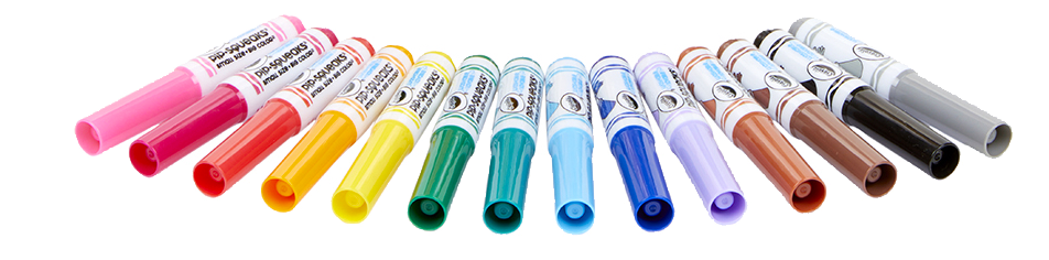 Уценка. Набор мини-фломастеров Washable (14 шт) Pip-squeaks Mini Markers Crayola 8343 - фото 3 - id-p2095845335