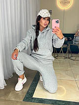 Стильний жіночий костюм на флісі, тканина "Тринитка" 46, 48, 52, 54 розмір 46, фото 2