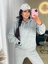 Стильний жіночий костюм на флісі, тканина "Тринитка" 46, 48, 52, 54 розмір 46, фото 3