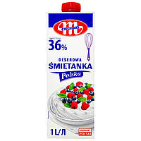 Вершки MLEKOVITA 36% 1л