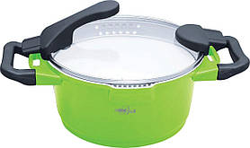 Каструля 3,8 л. Barton Steel BS 4024 green - MegaLavka