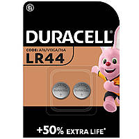 Батарейка Duracell LR44/AG13/А76/V13GA - 2шт на блистере (цена за 1 батарейку)