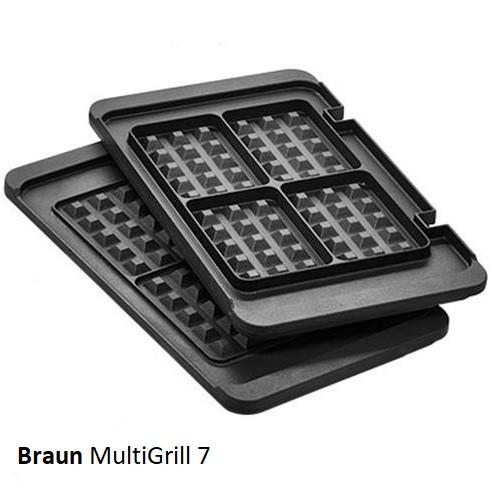 Панелі для вафель для гриля Braun MultiGrill 7 CG 7040 (AS00006345), фото 1