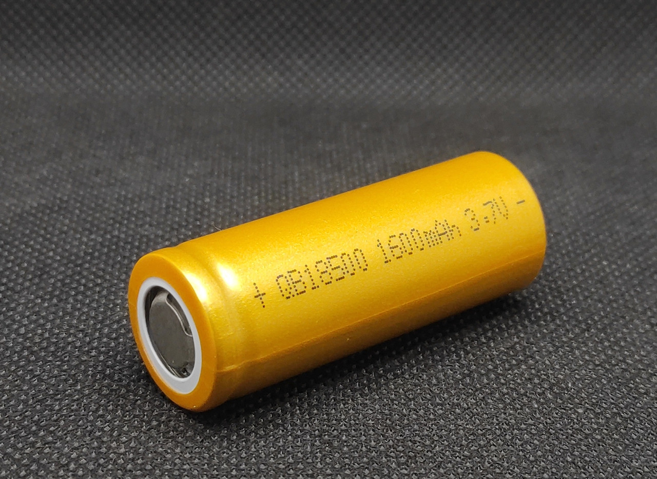 Акумулятор QB ICR18500 3,7V 1600mAh ( 1шт. )