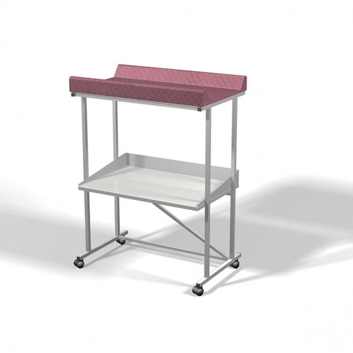 Медичний столик для сповивання пересувний з матрацом Атон СП-Р Стіл сповивальний для медичних установ