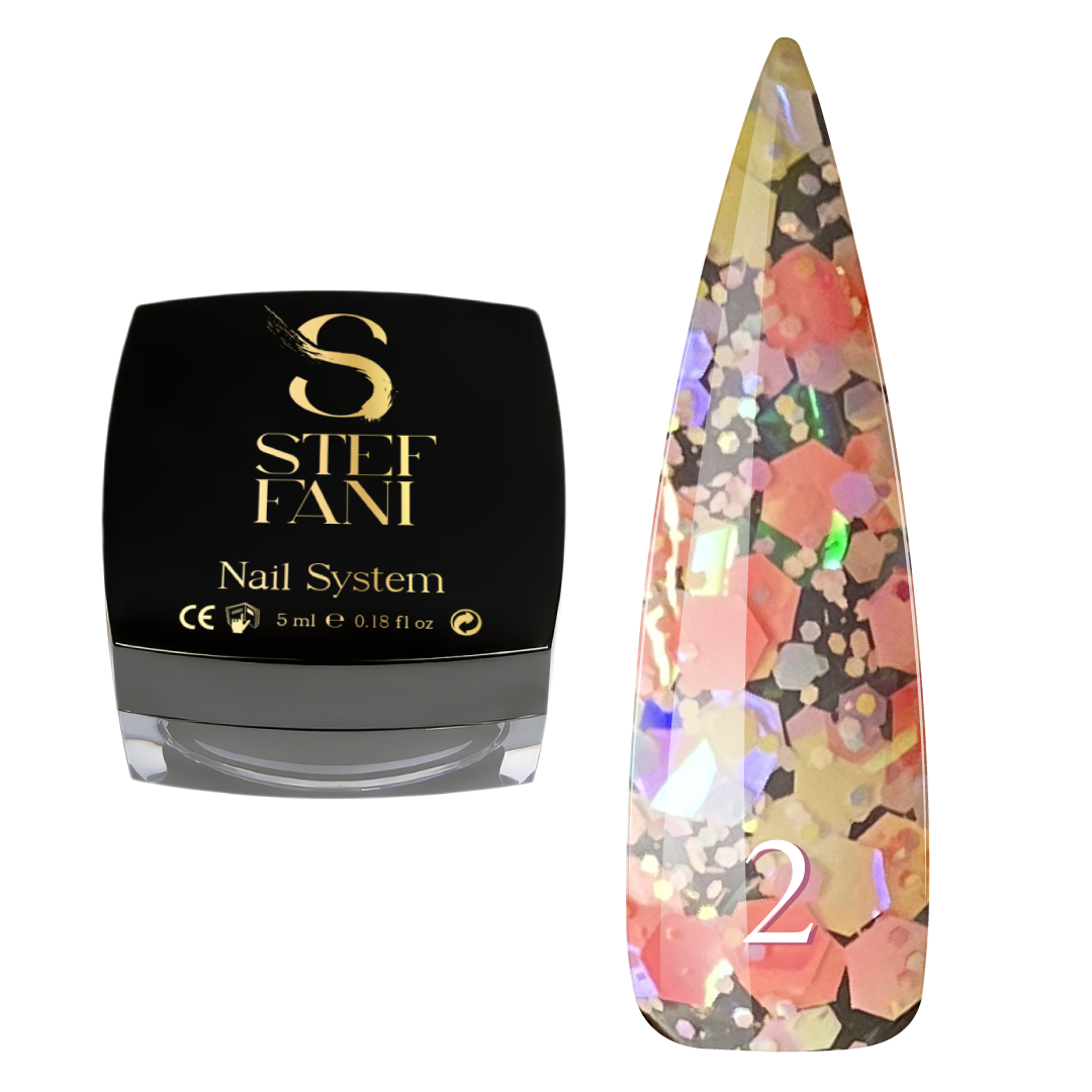 CONFETTI GLITTER Steffani (5 мл) № 02