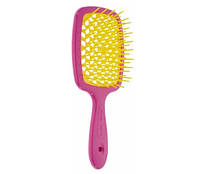 Janeke SUPERBRUSH FUCHSIA/YELLOW. Расческа. 86SP226 FY